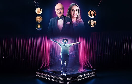 Anupam Kher And Swaroop Sampat Live In Hindi Play