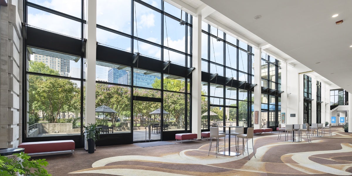Meymandi Concert Hall Lobby Windows