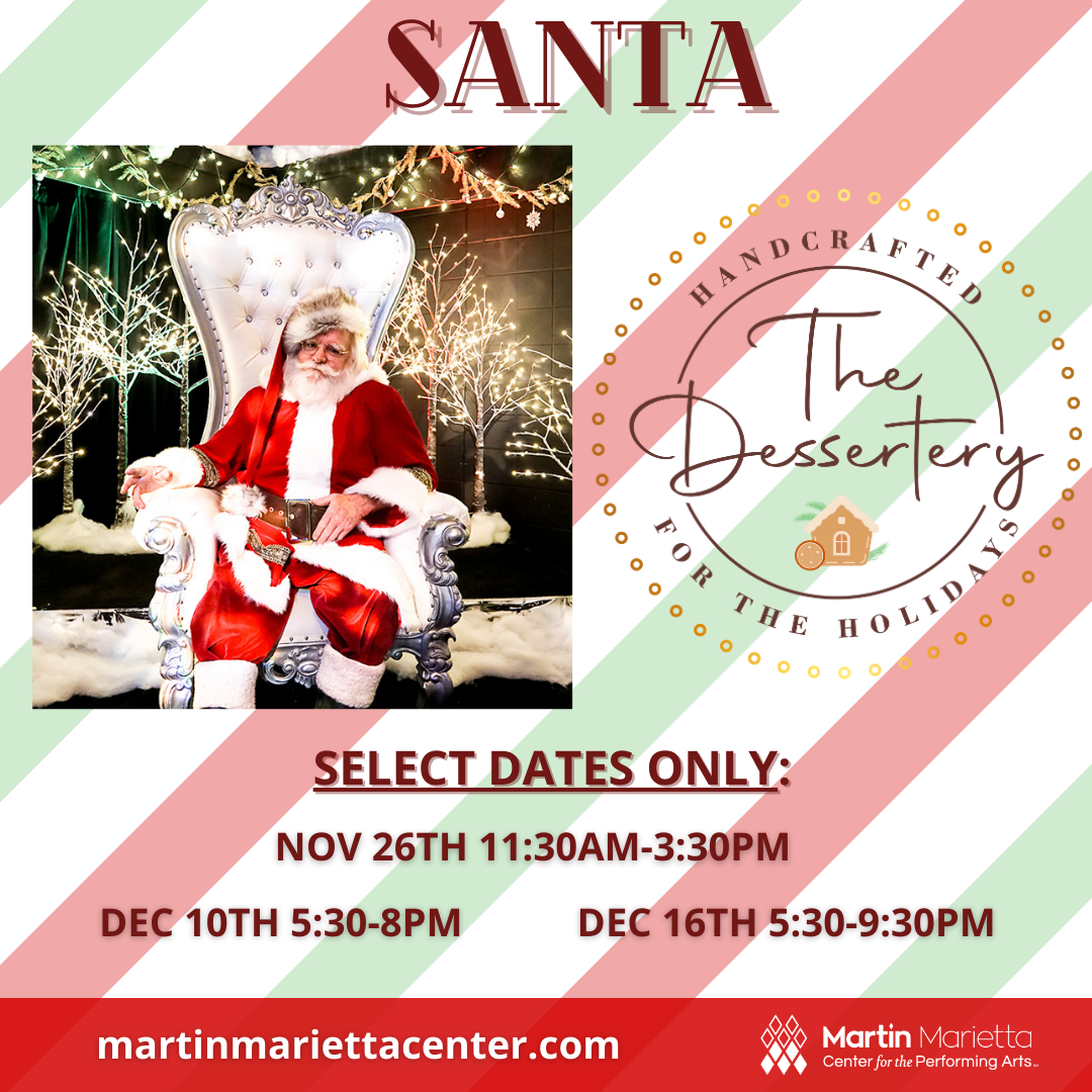a photo of santa in a chair