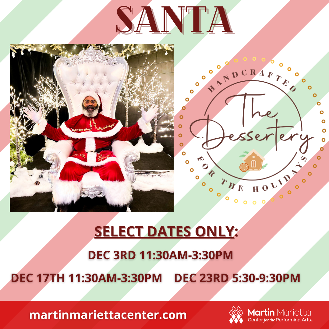 A photo of santa in a chair