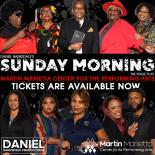 Sunday Morning cover image featuring 10 posing group members.