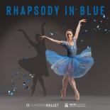 dancer with rhapsody in blue logo