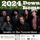 Graphic with "2024 Down House" and the Dan Tyminski Band