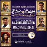 Artwork for the 13th Annual Raleigh Blues Festival