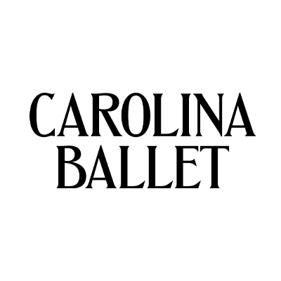 Carolina Ballet logo in black text on a white background