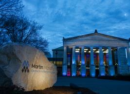 Evening photo of Martin Marietta Center for the Performing Arts