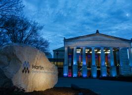 Evening photo of Martin Marietta Center for the Performing Arts