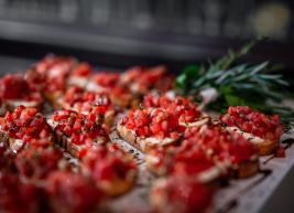 a photo of bruschetta